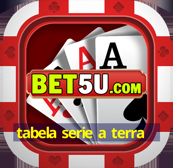 tabela serie a terra